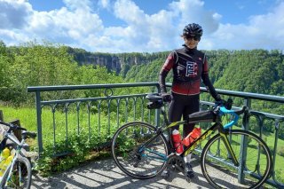 Mélissa Zufferey fait aussi du vélo